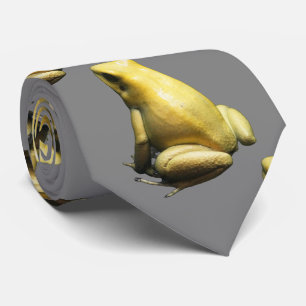 Golden Poison Frog Neck Tie Krawatte