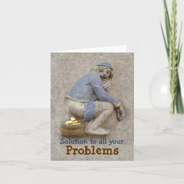 Golden Poop ~ Carte / Invitation (Devant)