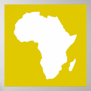 Golden Poppy Audacious Africa Poster