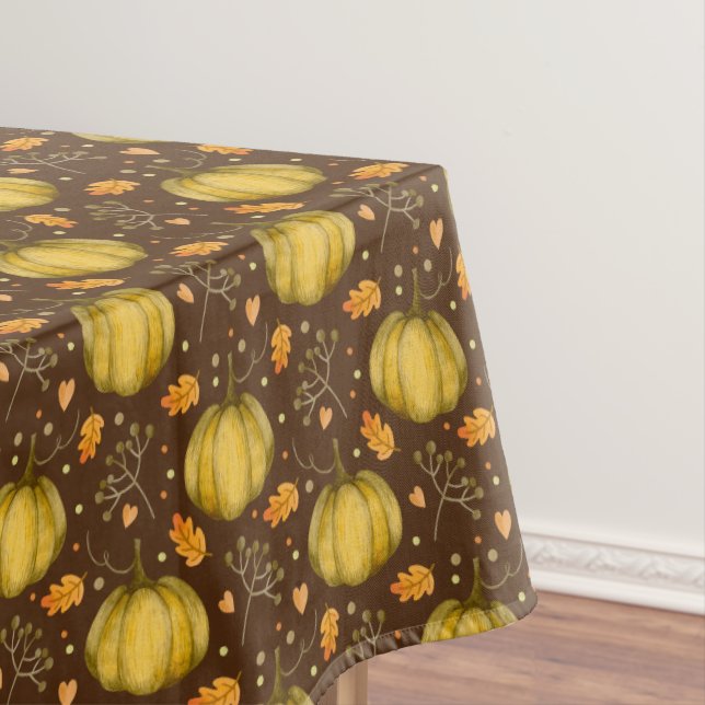 Golden Pumpkins Tableclout Tischdecke (Beispiel)