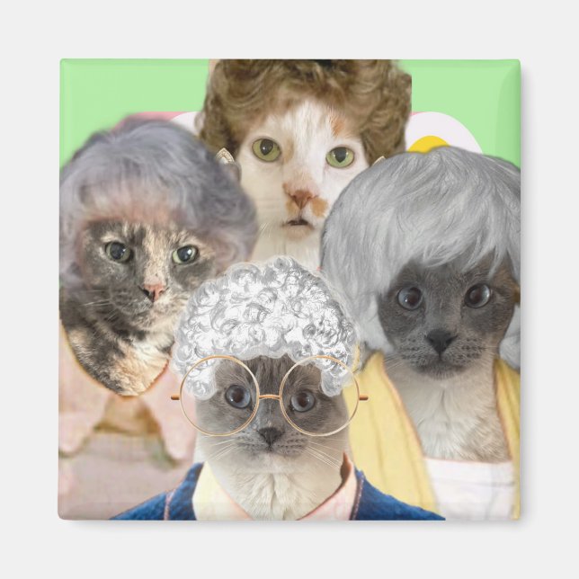 Golden Purrs Magnet (Vorne)