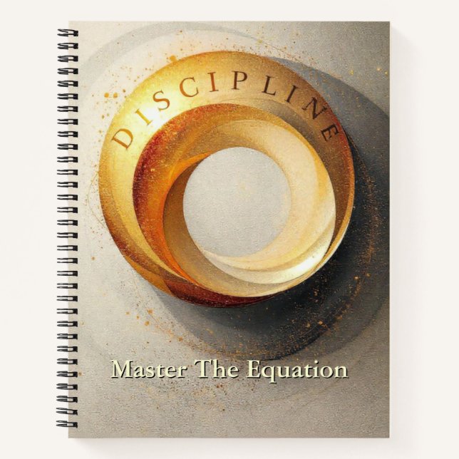 Golden Ratio Discipline | Mathematical Precision Notizbuch (Vorderseite)