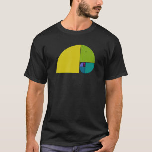 Golden Ratio Elephant Fibonacci Spiral 1 Lüfter F T-Shirt