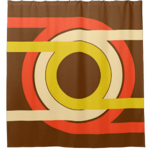 Golden Ratio Retro Duschvorhang