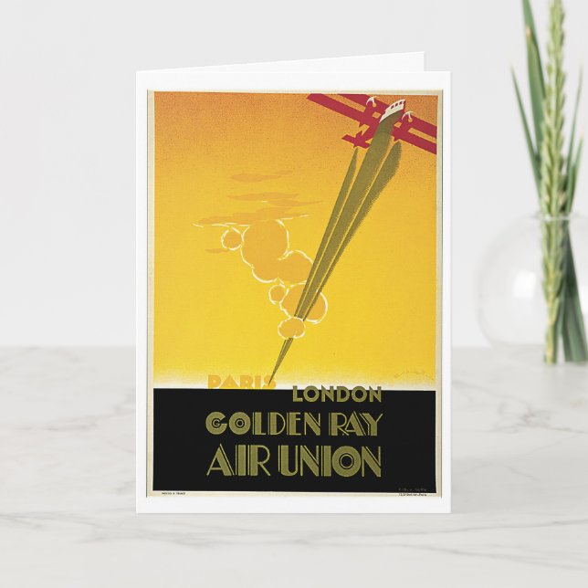 Golden Ray Air Gewerkschaft Karte (Vorderseite)