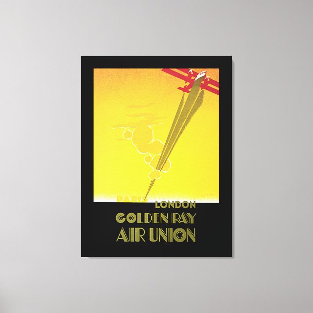 Golden Ray Air Gewerkschaft Leinwanddruck (Vorderseite)