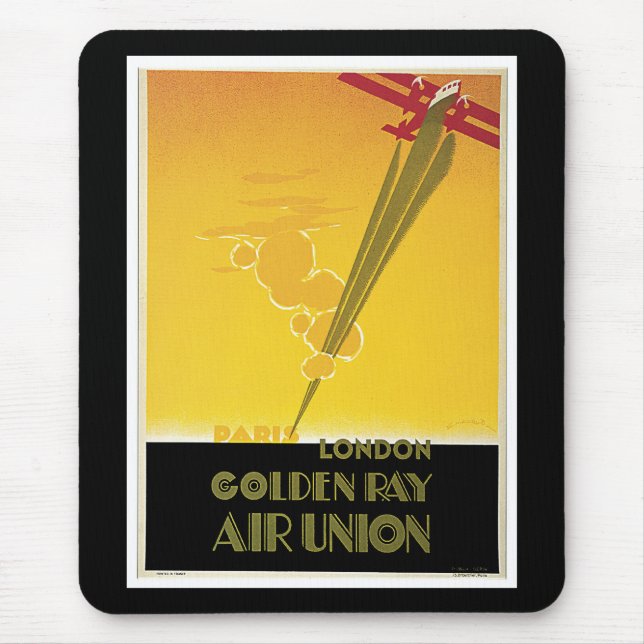 Golden Ray Air Gewerkschaft Mousepad (Vorne)