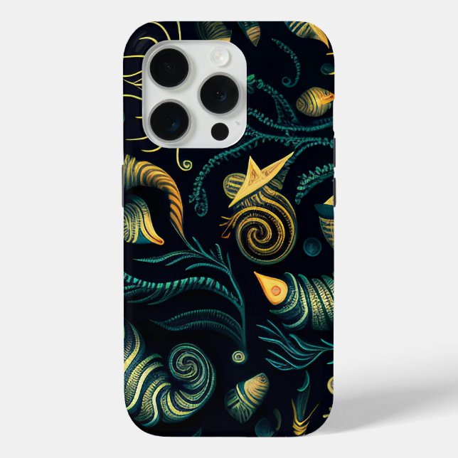 Golden Reefs Case-Mate iPhone Hülle (Rückseite)