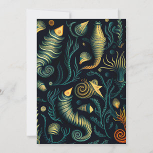 Golden Reefs Feiertagskarte