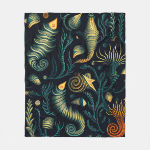 Golden Reefs Fleecedecke
