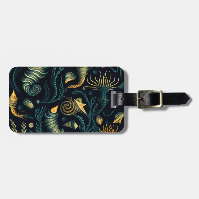 Golden Reefs Gepäckanhänger (Vorderseite horizontal)