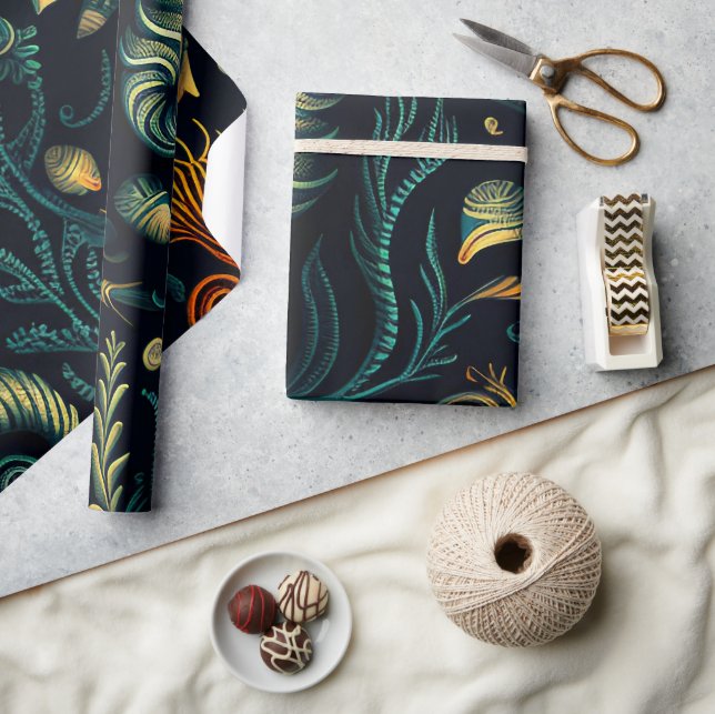 Golden Reefs Geschenkpapier (Kunsthandwerk)