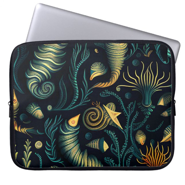 Golden Reefs Laptopschutzhülle (Vorderseite)