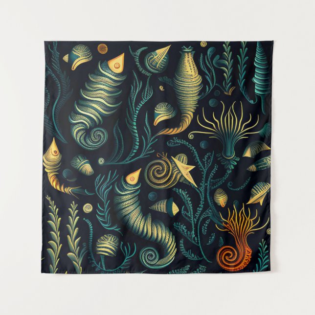 Golden Reefs Wandteppich (Vorderseite)