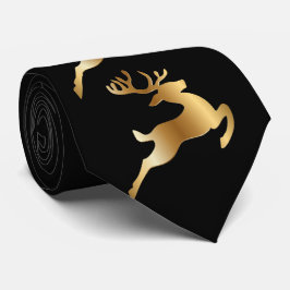 Golden Rentier Black Holidays Krawatte