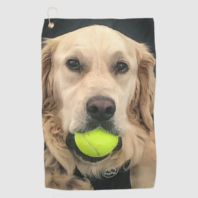 Golden Reti Golfhandtuch (Vorderseite)
