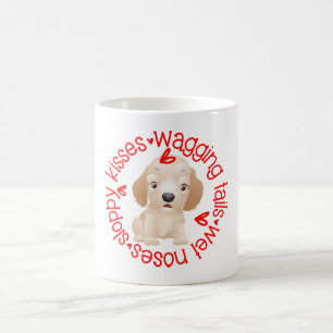 Golden Retreiver Hund, schlampige Küsse Kaffeetasse