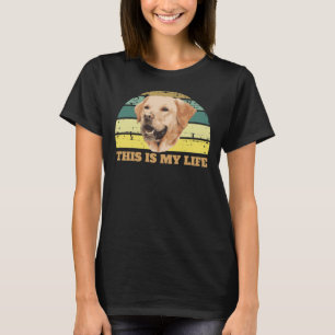 Golden Retrieve Retro Labrador Retriever Mum Golde T-Shirt