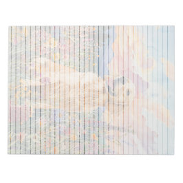 Golden Retriever - 11" x 8,5" Linierter Notepad Notizblock