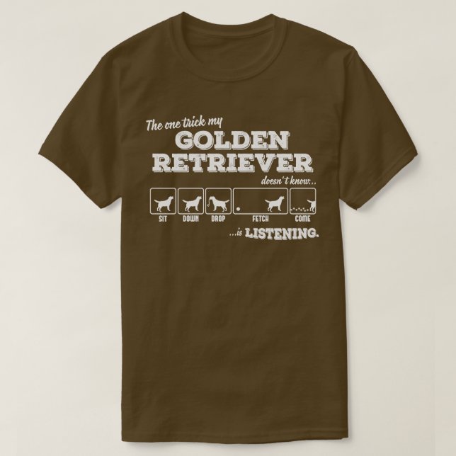 Golden Retriever 1 T-Shirt (Design vorne)