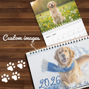 Golden Retriever 2026 Kalender – Monatlich liebens