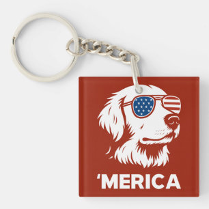 Golden Retriever 4 juillet Merica