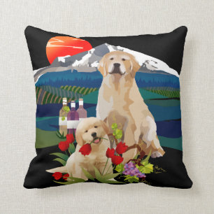 Golden retriever-Akzent-Kissen Kissen