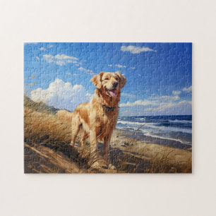 Golden Retriever am Strand
