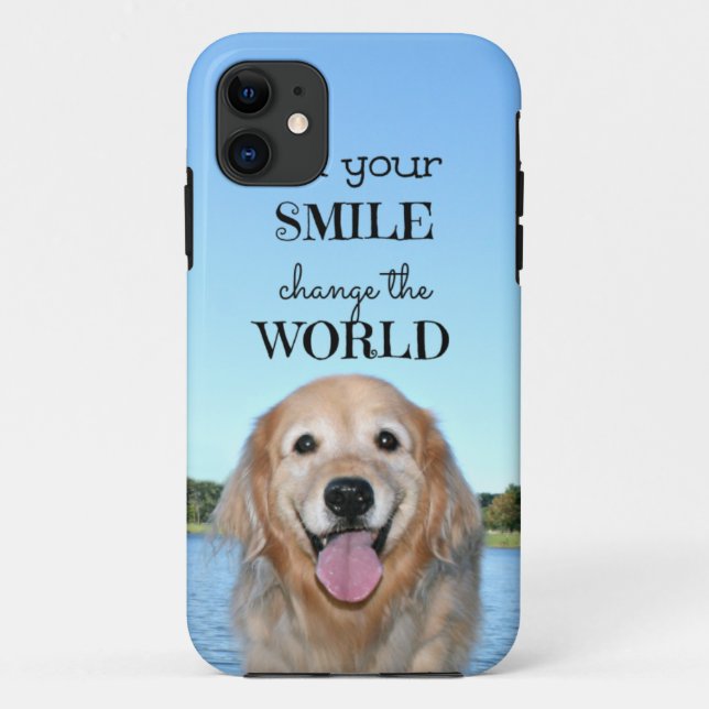 Golden retriever-Änderung die Welt Case-Mate iPhone Hülle (Rückseite)
