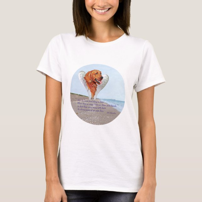 Golden Retriever Angel T-Shirt (Vorderseite)