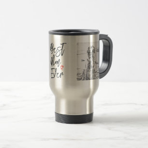 Golden Retriever Art Beste Mama Reisebecher