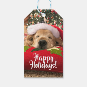Golden Retriever Asleep Under Tree Individuelle Na Geschenkanhänger
