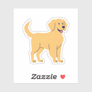 Golden Retriever Aufkleber