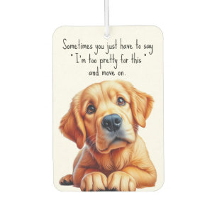 Golden Retriever Autolufterfrischer
