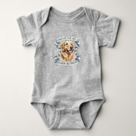 Golden Retriever Baby Bodysuit Strampler