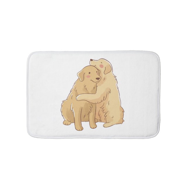 Golden Retriever Badematte (Vorderseite)