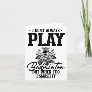 Golden Retriever Badminton Player Shuttle Karte