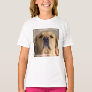 Golden Retriever Balancing Leckerei on Nose T-Shirt