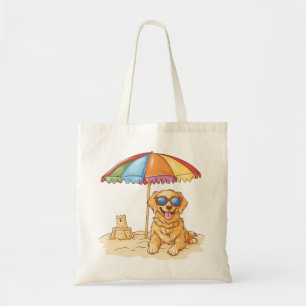 Golden Retriever Beach Dog Tragetasche