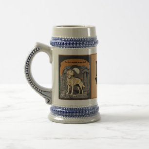 Golden Retriever Beer Stein Bierglas