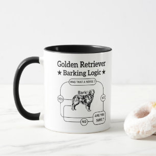 Golden Retriever Belltogik Lustiger Hund Sarkastis Tasse