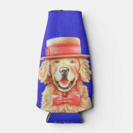 Golden Retriever Biere Cooler Flaschenkühler