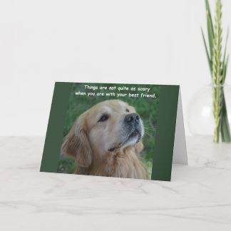 Golden Retriever Birthday Card Best People Karte