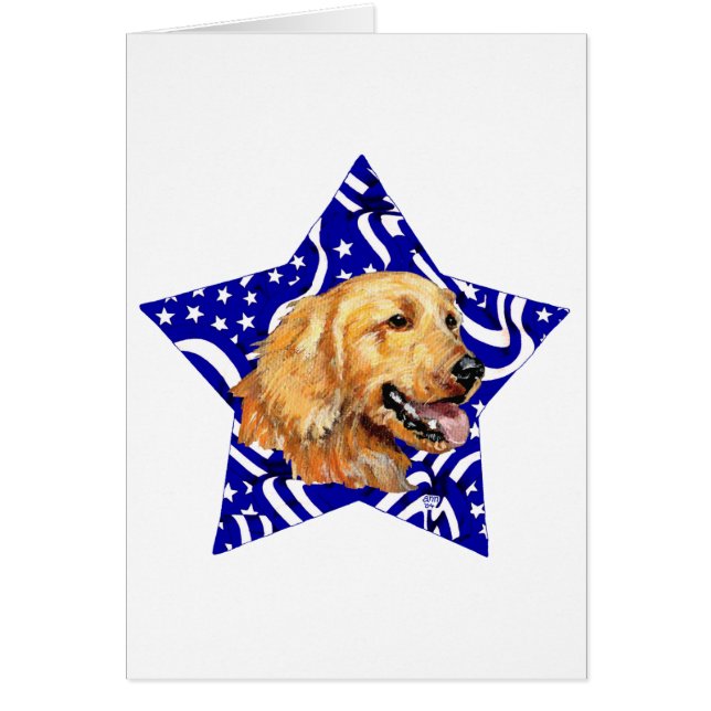 Golden Retriever Blue Star (Vorne)