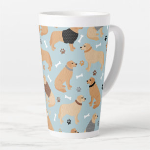 Golden Retriever Bones and Paws Milchtasse