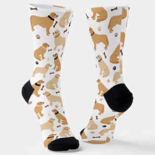 Golden Retriever Bones and Paws Socken