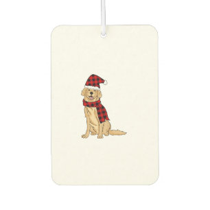Golden Retriever Buffalo Kariert Retriever Dog Lov Autolufterfrischer