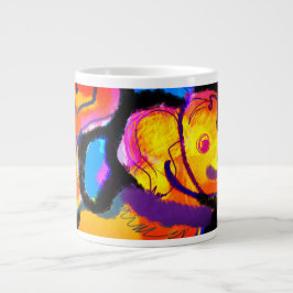 Golden Retriever bunt Jumbo-Tasse