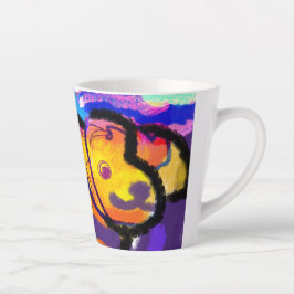 Golden Retriever bunt Milchtasse
