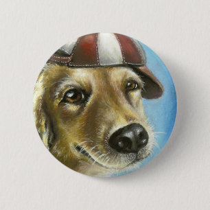 Golden Retriever Button